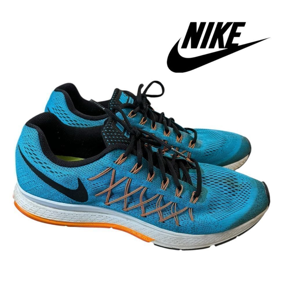 Nike Men's Air Zoom Pegasus 32 Blue Tennis Shoes Sneakers 14